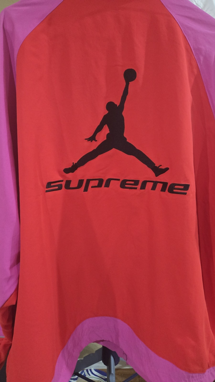 Supreme Jordan Track Jacket Pink SS26 Size XL IN HAND READY TO SHIP
