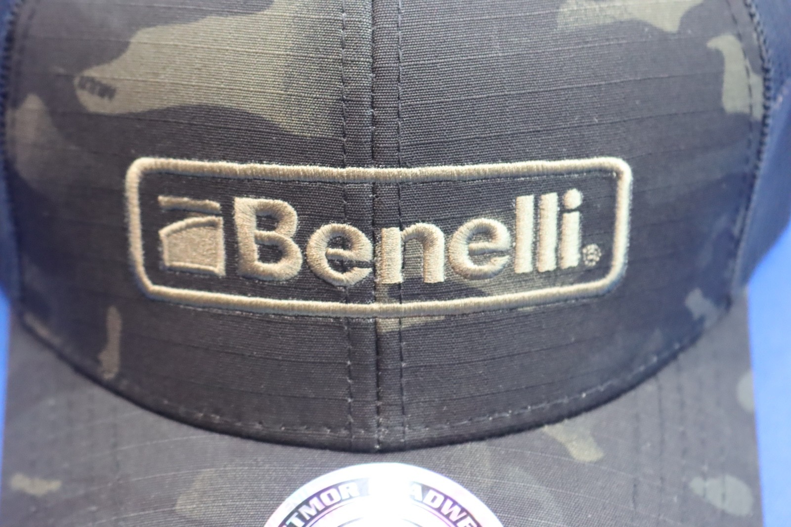 Benelli Factory Original Multicam Black Trucker Ball Cap Hat Snapback NEW NWT !!