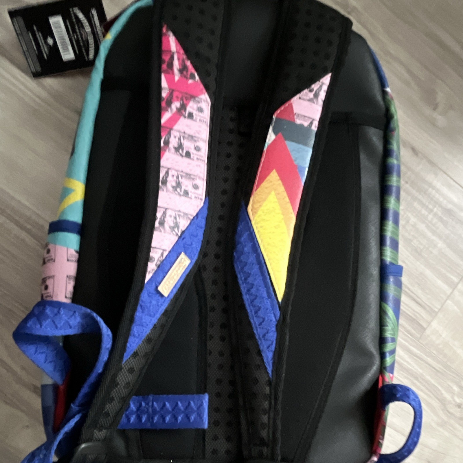 Sprayground Limited Edition Unisex Kids Shark Graphic Backpack Blue Multicolor