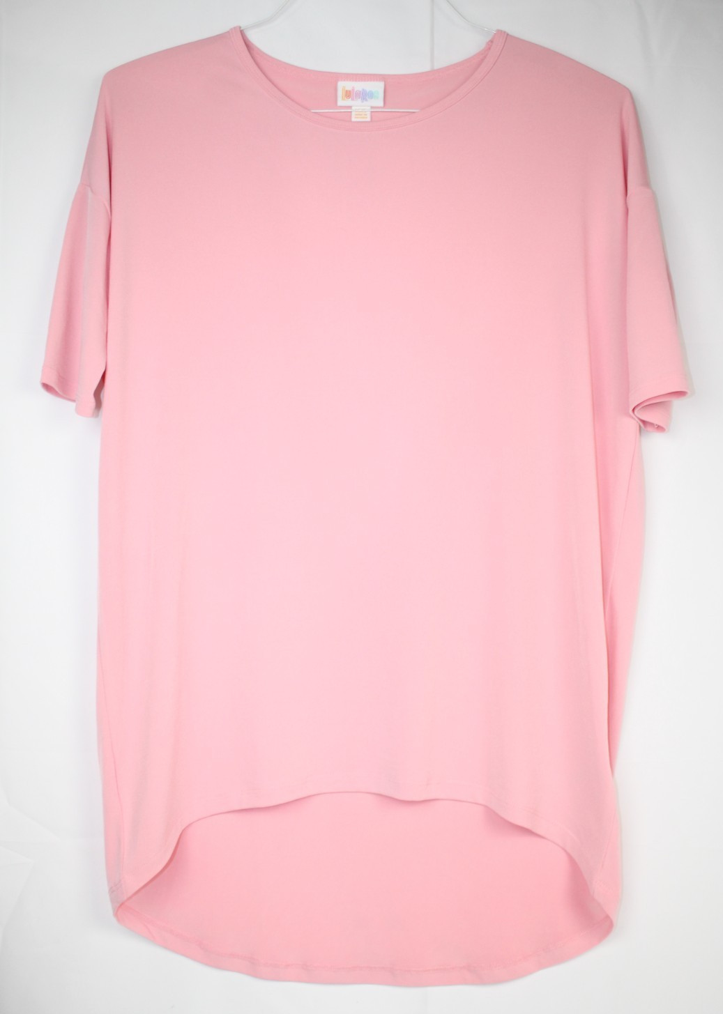 LuLaRoe Women’s Tops Set of 2 Blouses Shirts XXS 2XS Blue & Light Pink Solid EUC