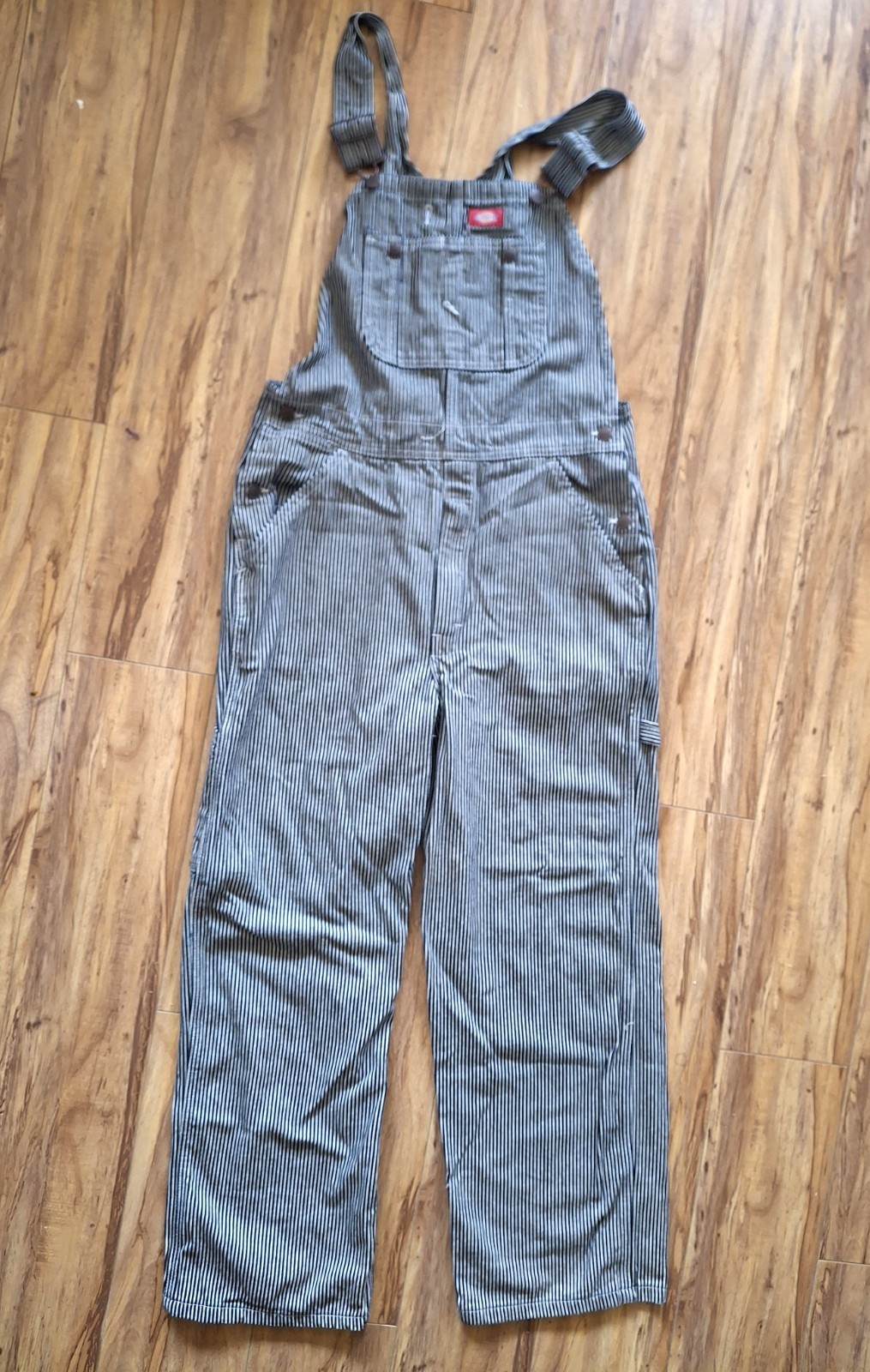 Dickies Hickory Stripe Bib Overalls – Men’s 34×30 – New without tags