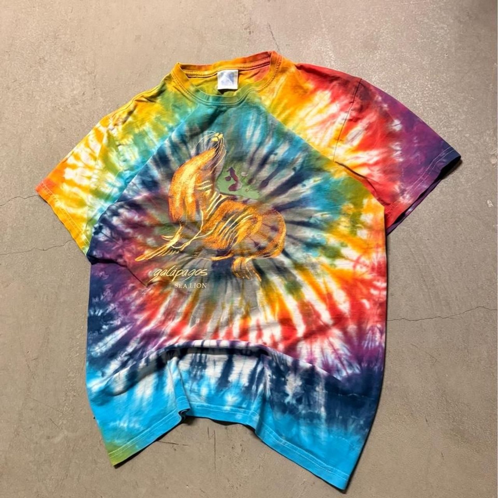 Tie Dye Seal Graphic Tee