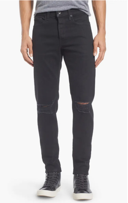Rag & Bone Men’s Fit 1 Black Skinny Jeans – Size 28 – retail $225
