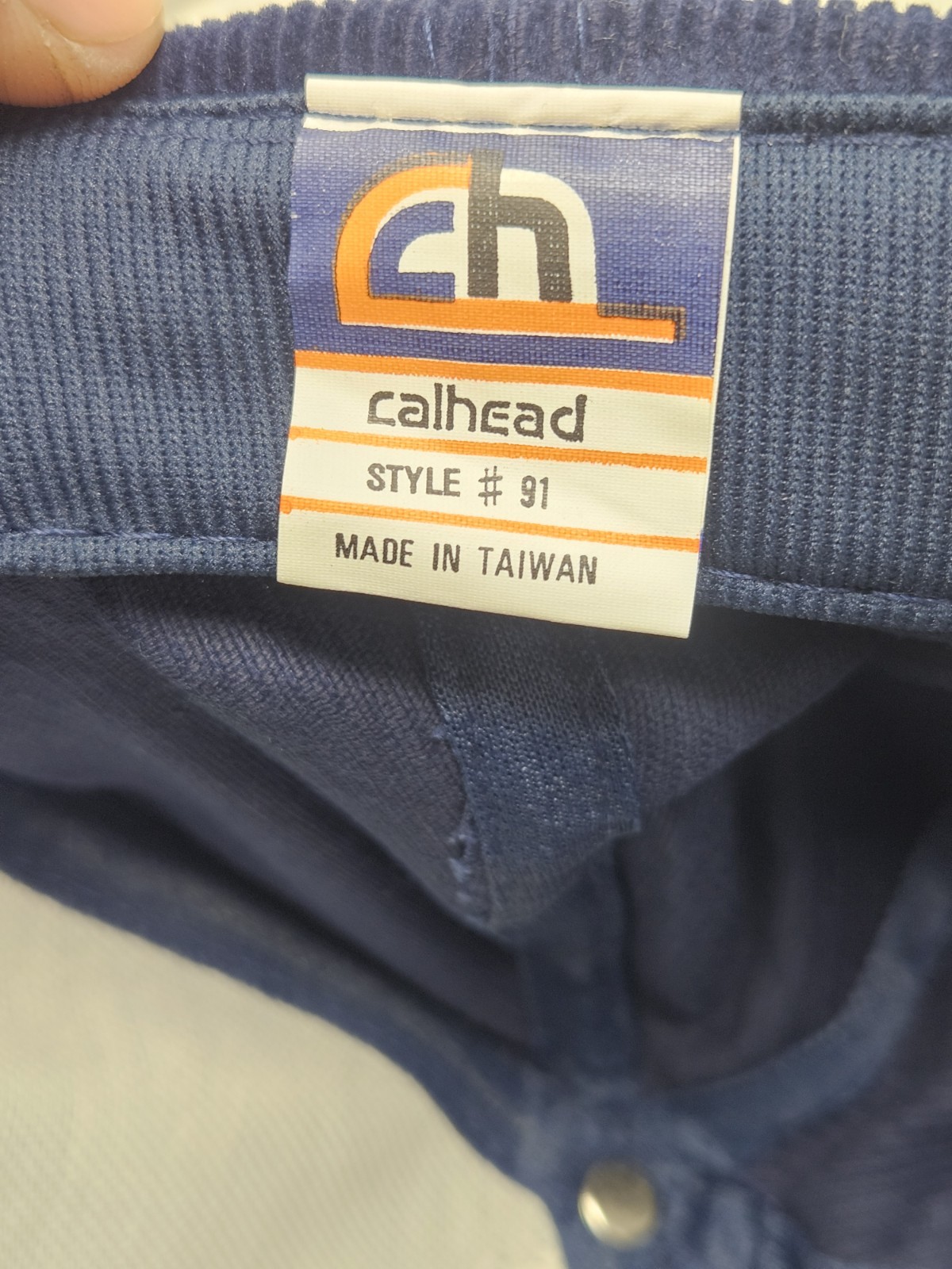 Calhead Gold Star Chevy Dealers Blue Corduroy Hat