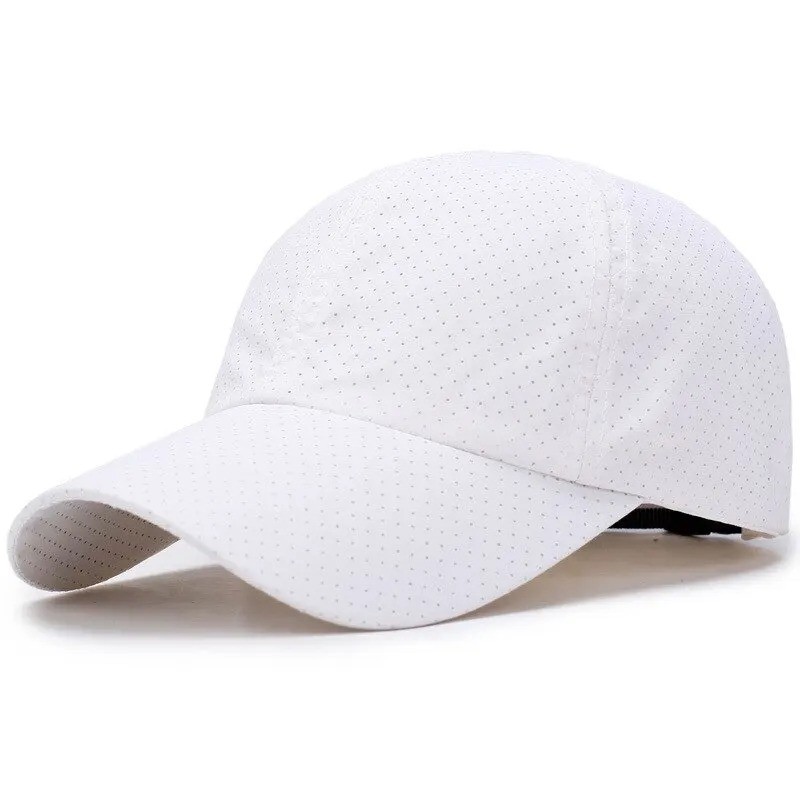 Hat Men Spring Summer Solid Color Mesh Cap Baseball Cap Women Autumn Korean Edit