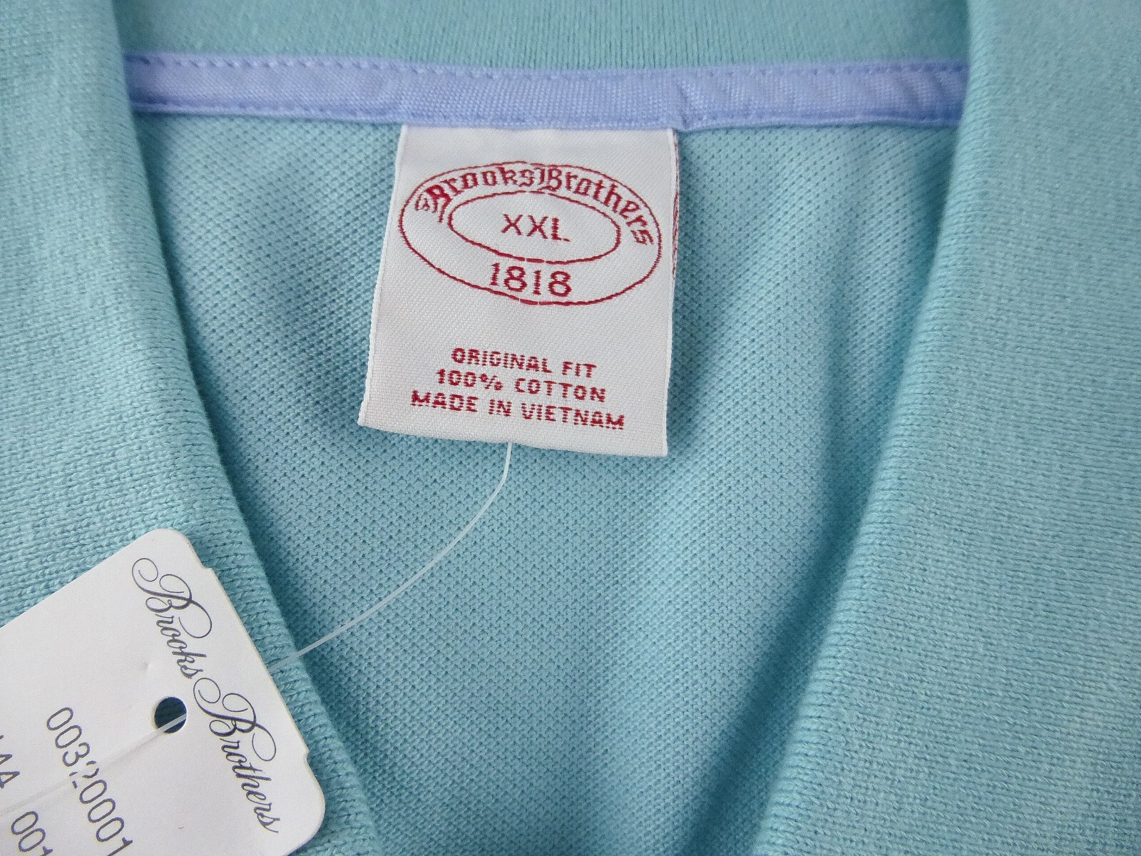 BROOKS BROTHERS POLO SHIRT 1818 Men’s Pastel Colors ORIGINAL Fit XL 2XL New $89