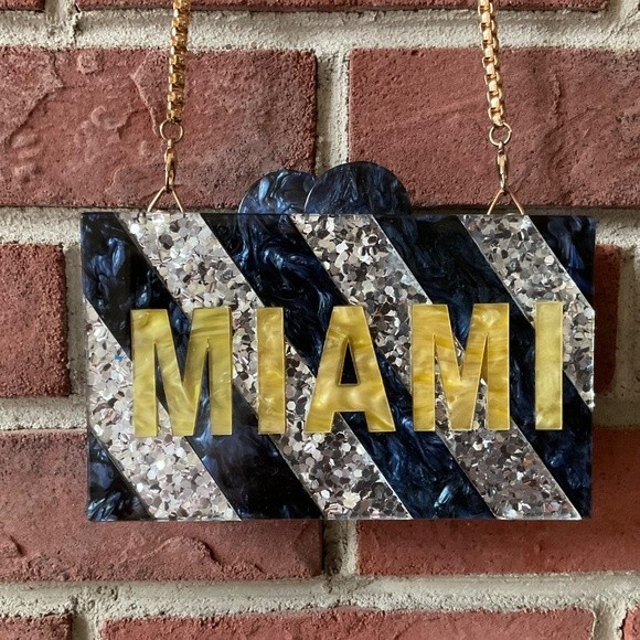 Elizabeth Sutton Collection Miami Clutch Crossbody Bag Limited Edition NEW