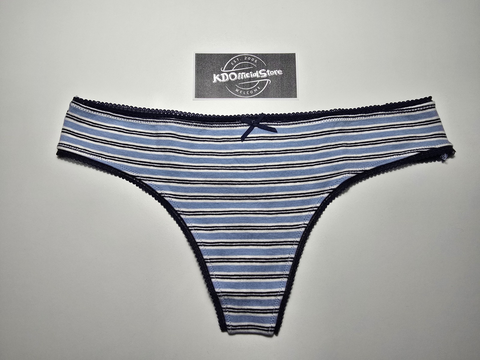 XS American Eagle AERIE Superchill Cotton Ruched Picot Thong Panties Underwear
