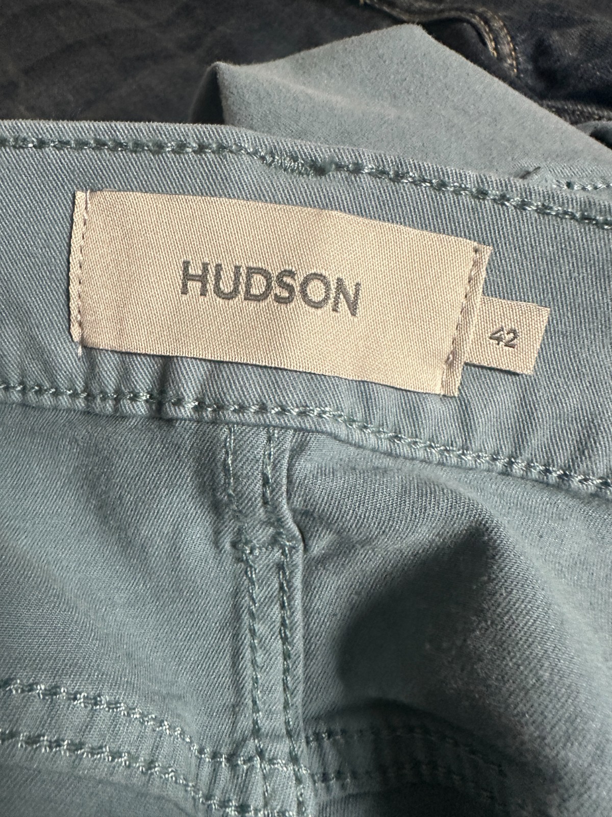 Hudson Blake Slim Straight Jeans Blue Coral 42 Mens GWRBCR2275 New
