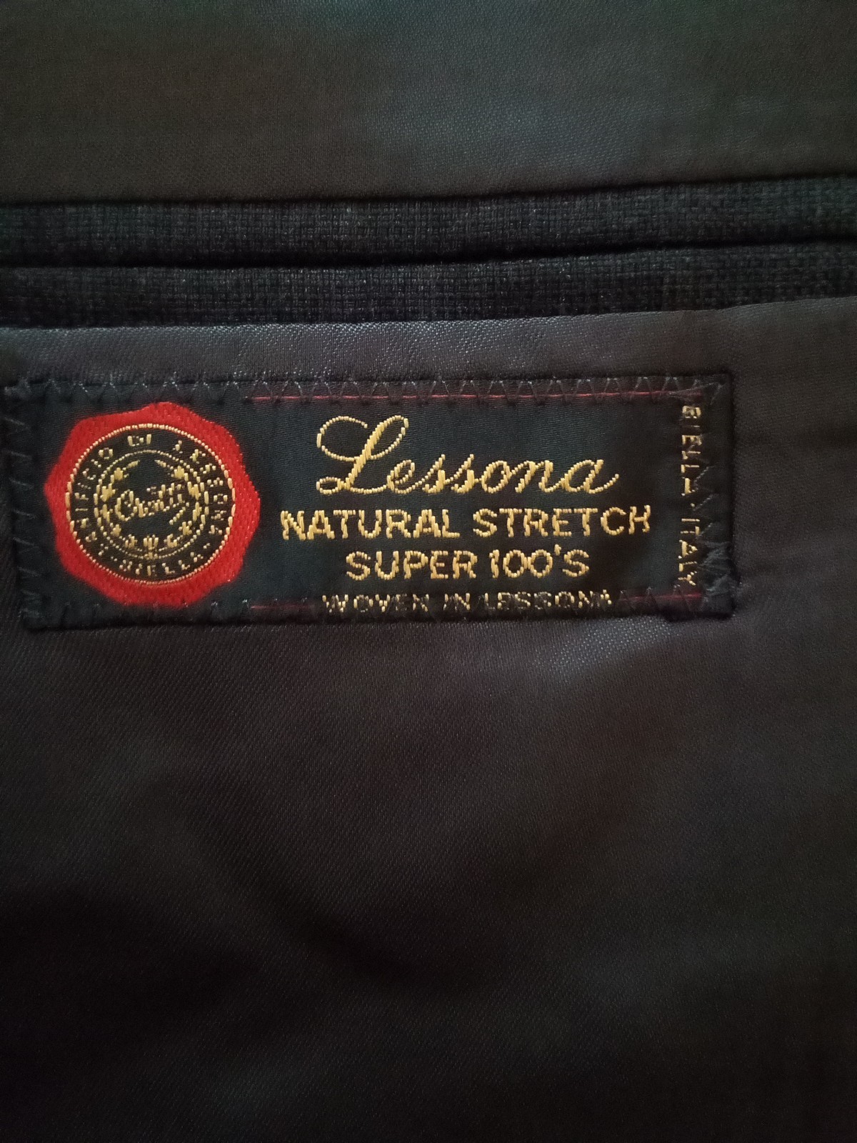 Pronto Uomo Men’s Suit, 44 Regular, 43×30 pants, Charcoal, Made In Italy.