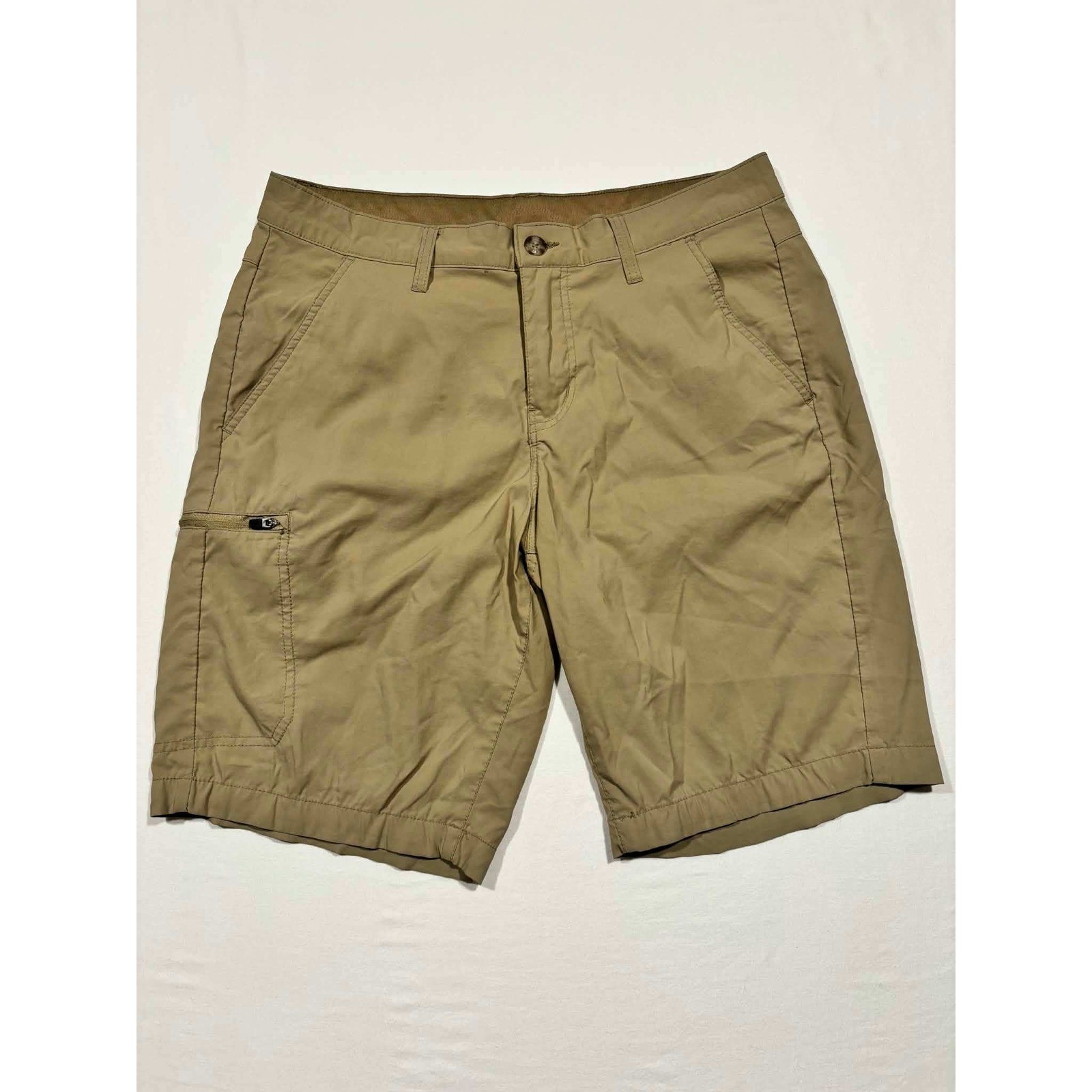 Eddie Bauer Horizon Guide Chino Shorts Mens 32 Tan Khaki Hiking EM31SH331P
