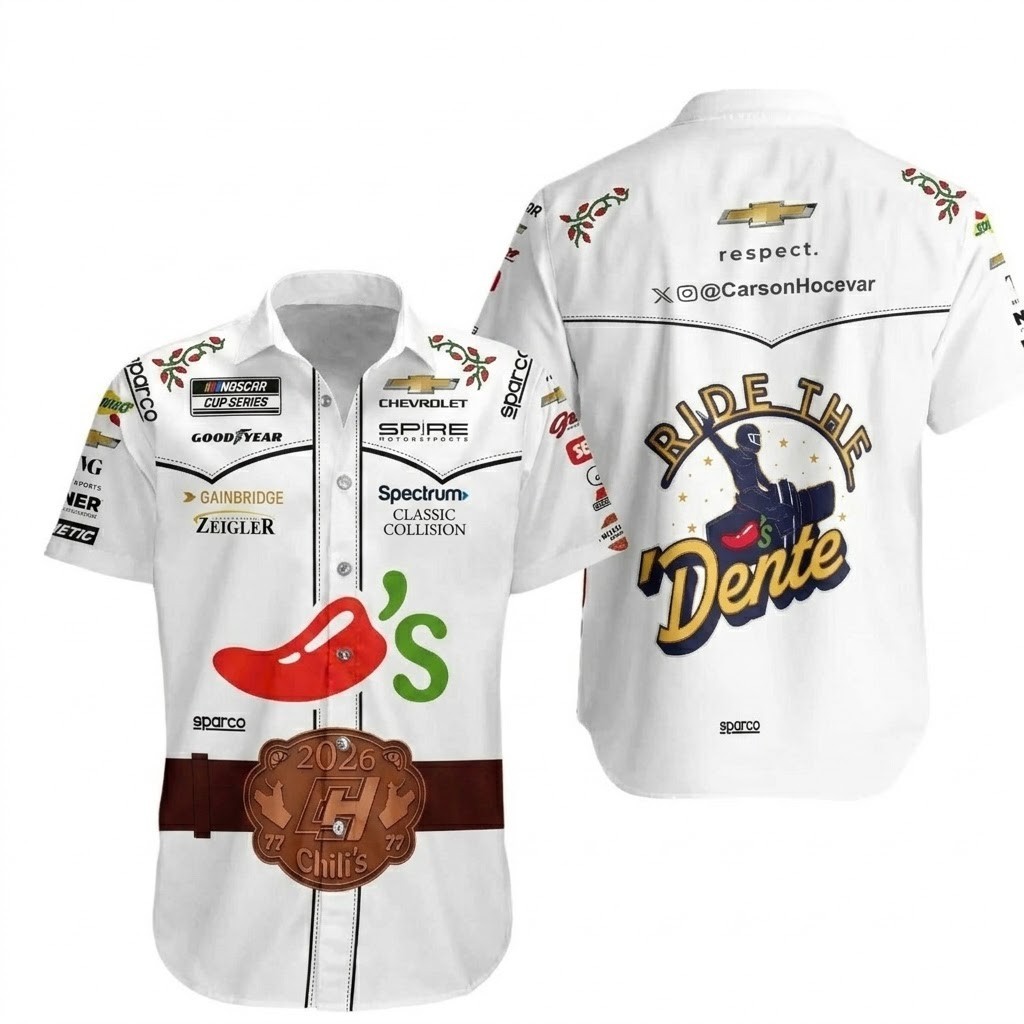 Carson Hocevar Nascar Racing 2026 Hawaiian Shirt For Fans