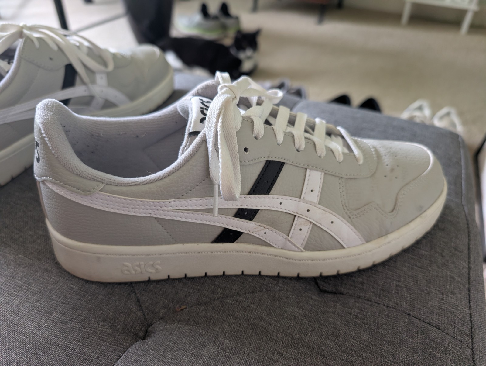 Size 10.5 – Asics Japan S Oyster Grey White