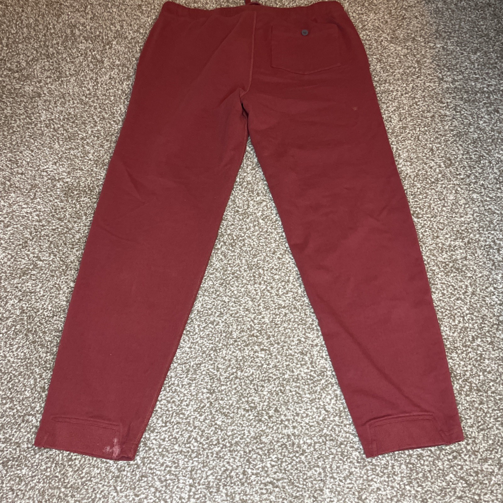 Mack Weldon Ace Pants Mens Large For Daily Wear Sweatpants Drawstring Maroon