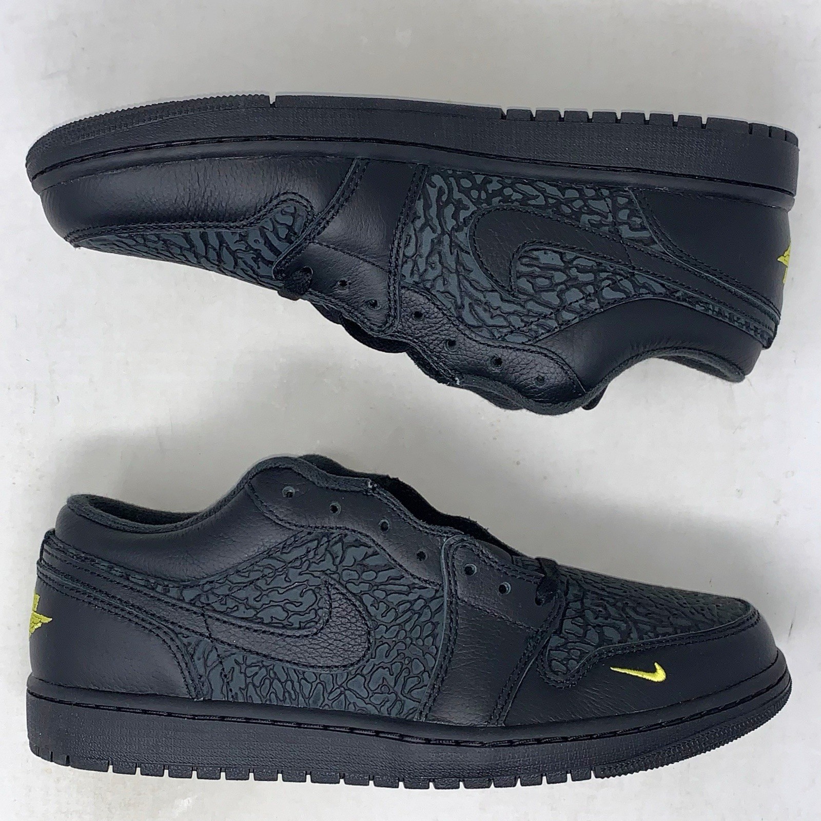 Air Jordan 1 Low ‘Batman’ Black Cement Sneakers, Size 10 BNIB IM6568-010