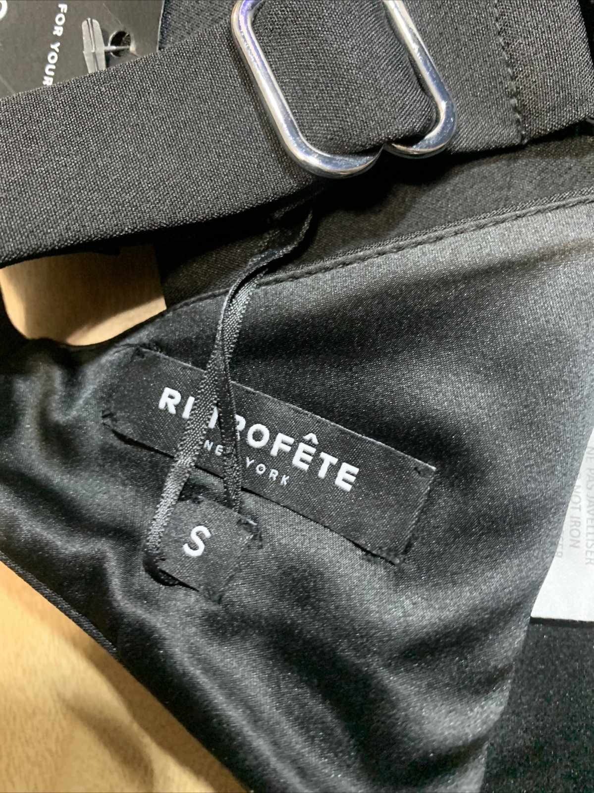 Retrofete Black Florence Button Vest Womens Size Small