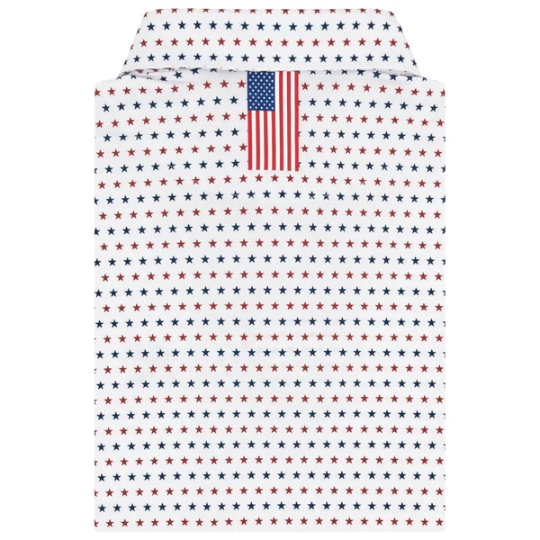 NEW!!!🔥Rhoback The States Men’s Performance XL Polo White USA Flag Stretch Golf