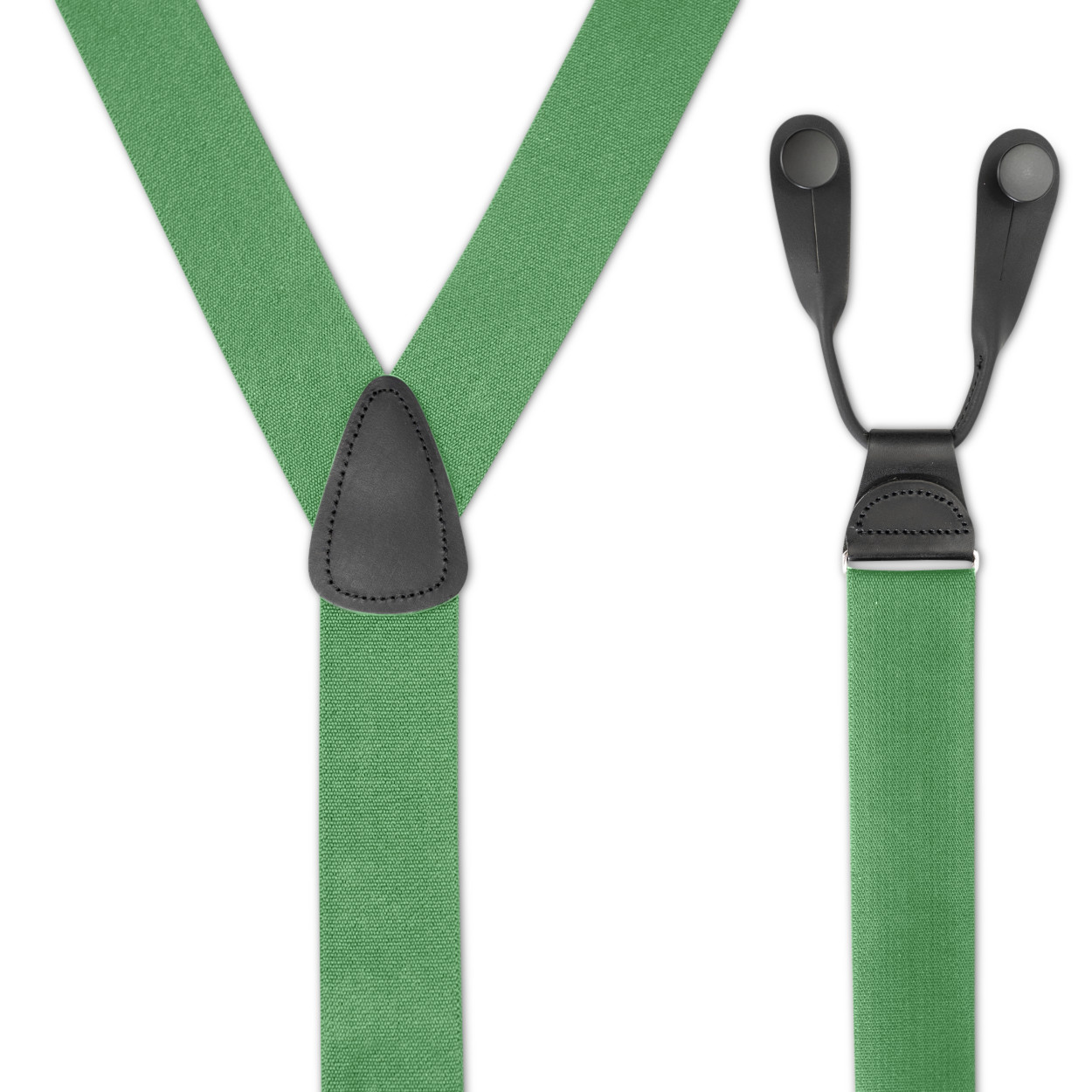 Men’s Suspenders: Y 1-1/2″ Wide Button-On, Various Colors, USA Made