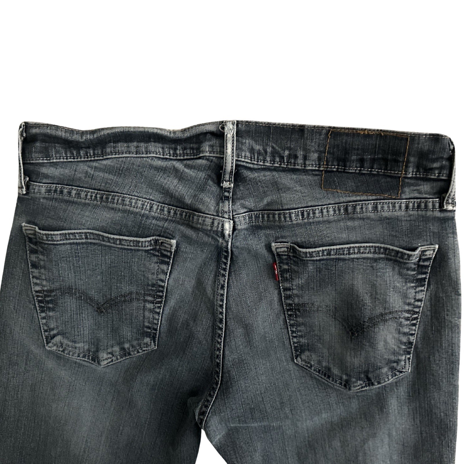 Levi’s 559 Jeans Relaxed Straight Fit Men’s 33×30 Navarro Blue Faded Distressed