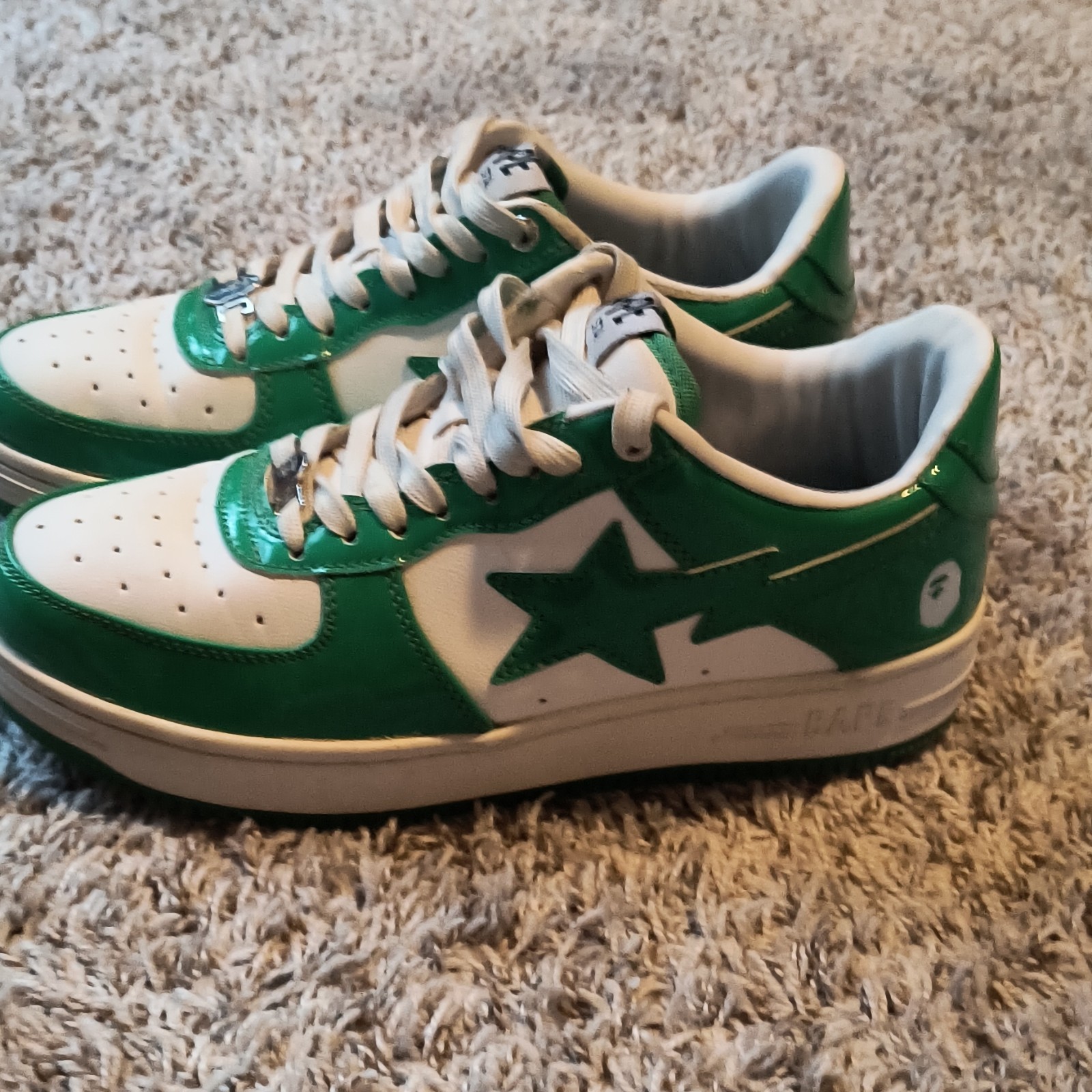 Green/White Popular Men’s Sneakers