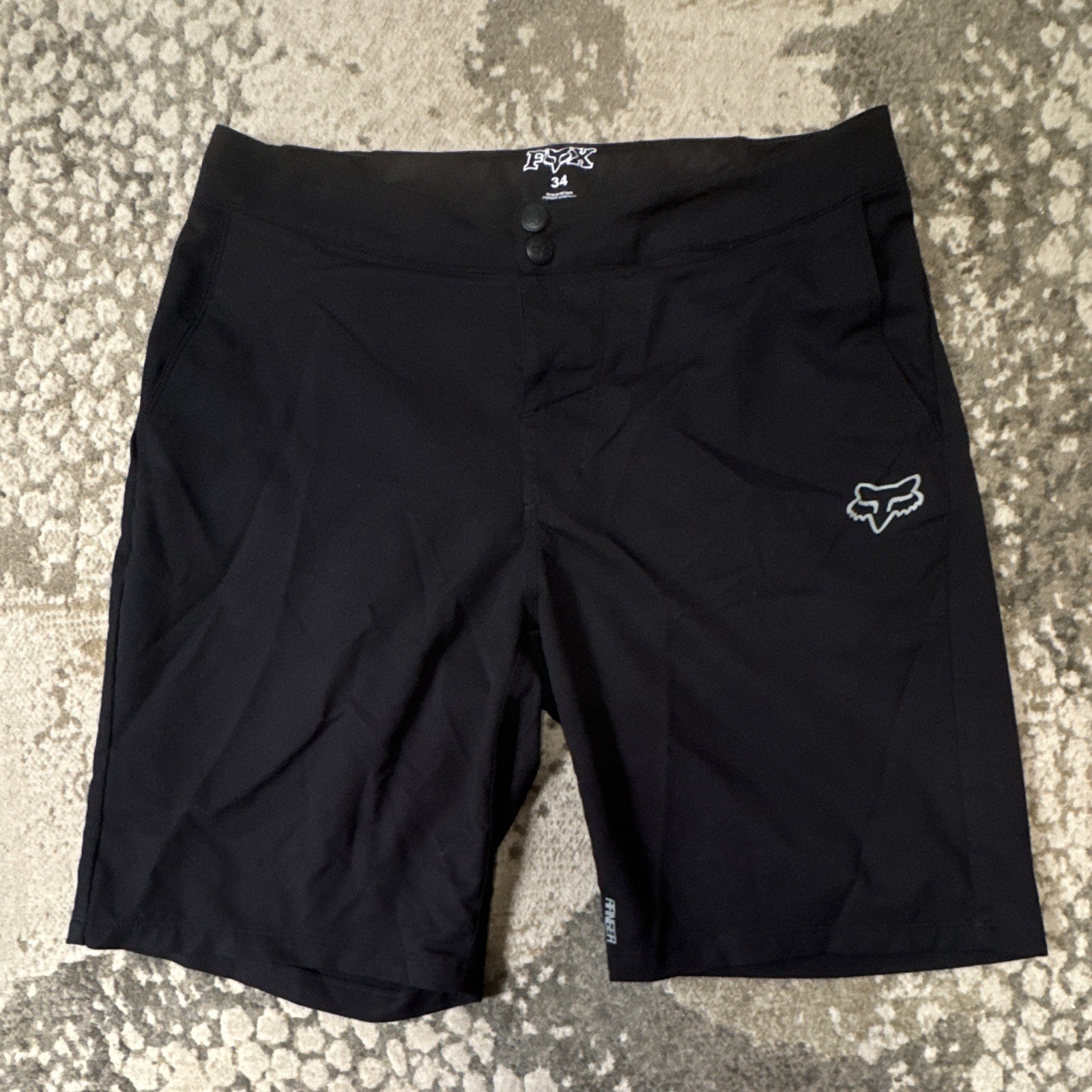 Fox Racing Mens Black Ranger MTB Shorts size 34