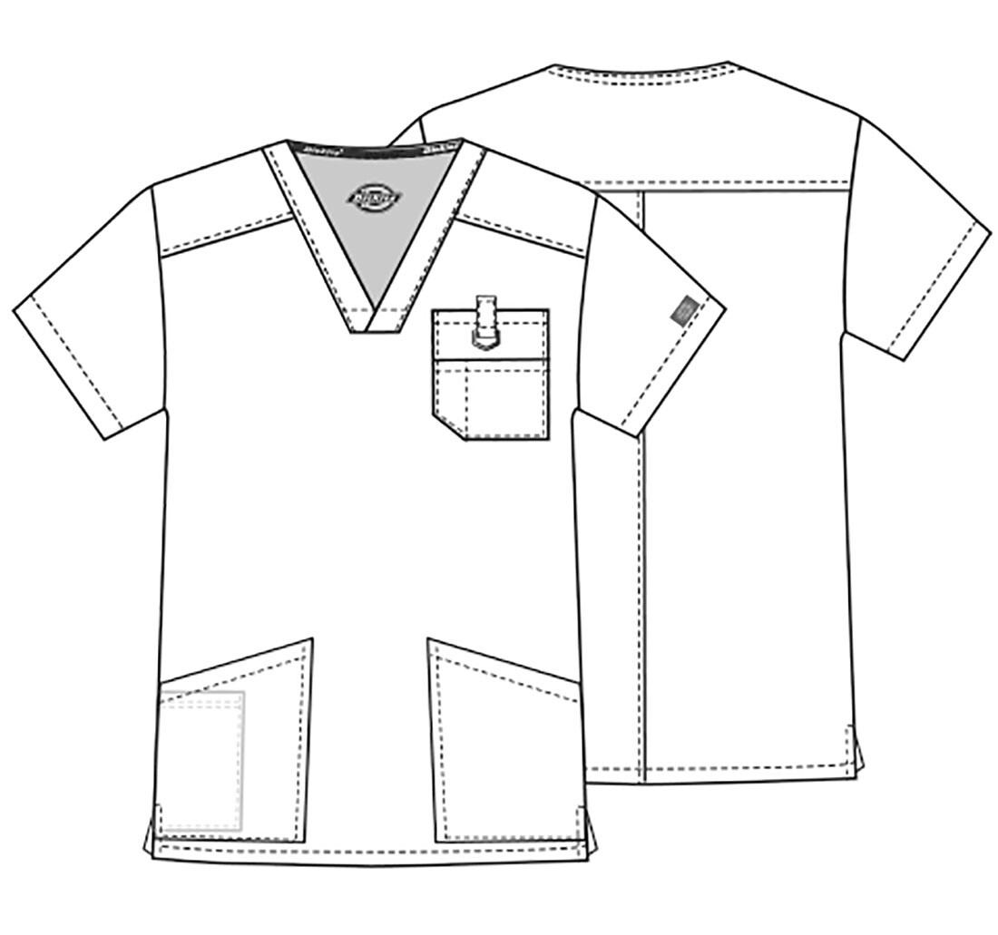 Dickies EDS Signature Men’s V-Neck Scrub Top | 81906