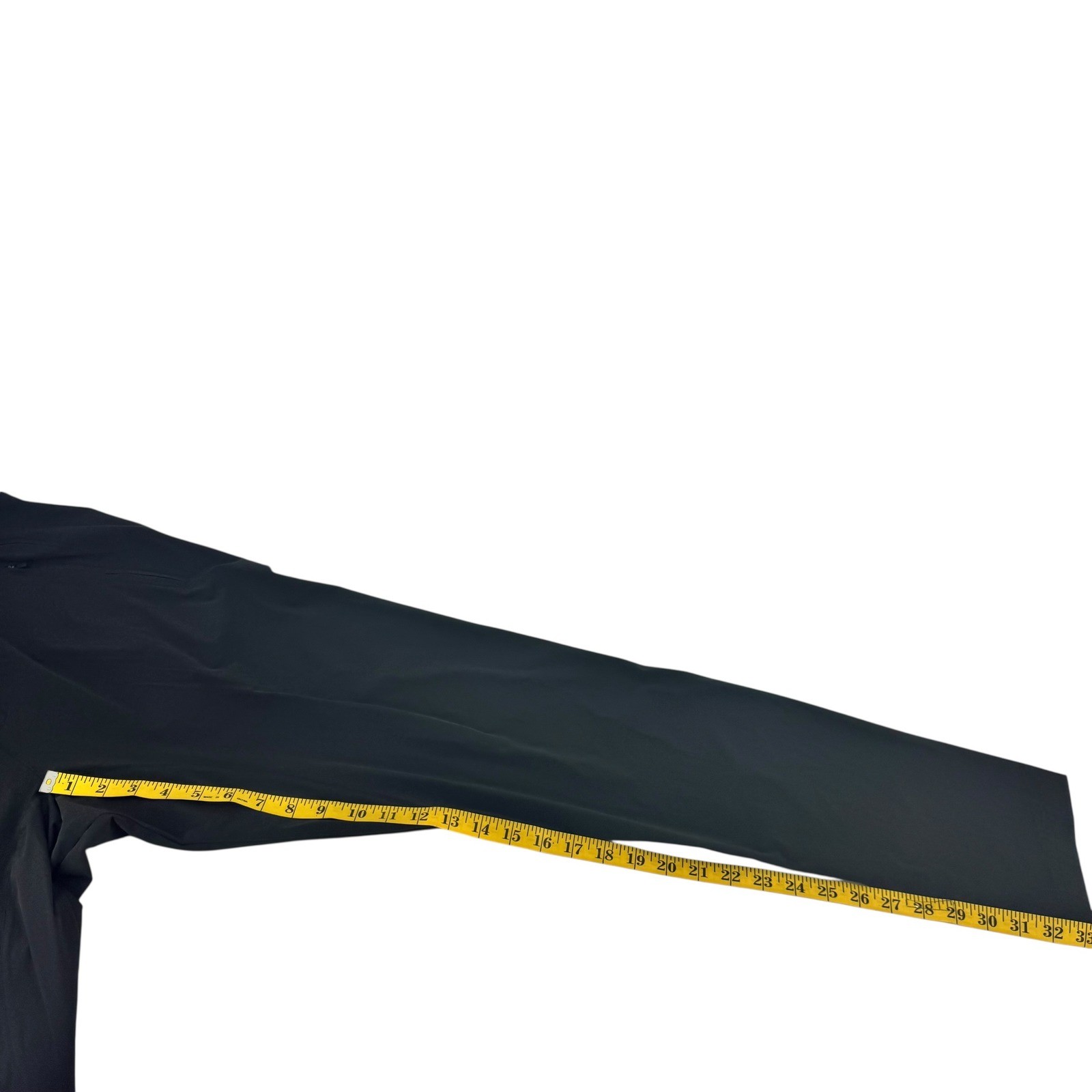 Paskho Mens Technical Travel Pants Black Stretch Commuter Trousers Size L
