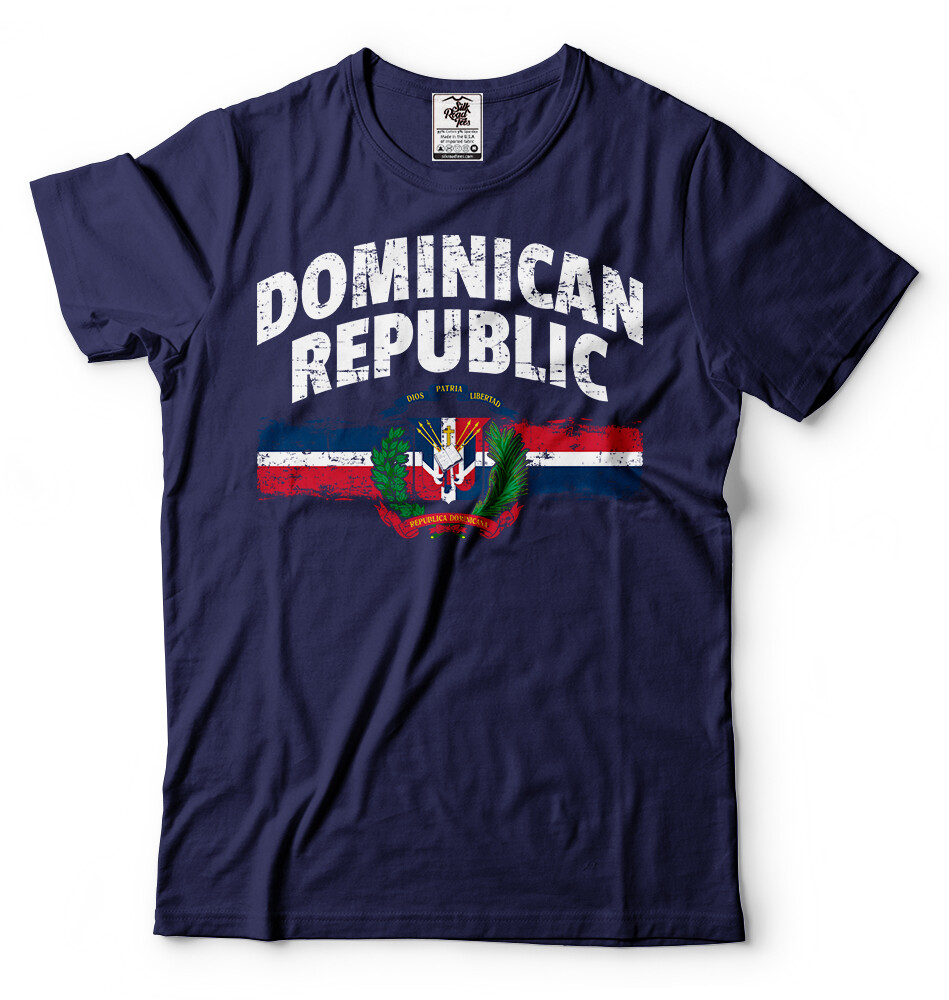 Dominican Republic Pride Country Flag Patriotic T-shirt República Dominicana Tee