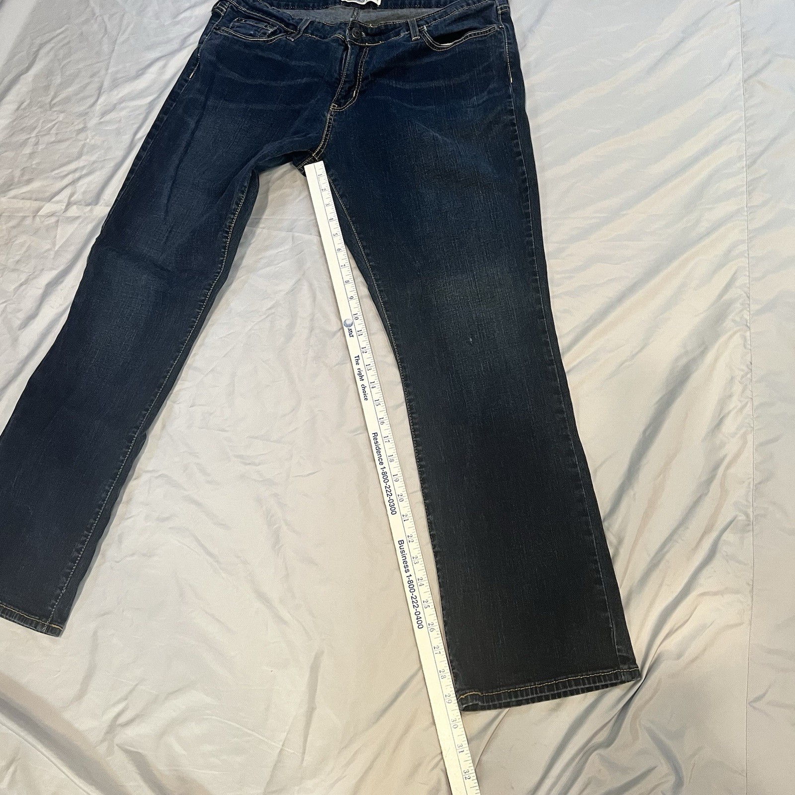Women’s Signature By Levi Strauss Modern Straight Jeans Dark Wash 18