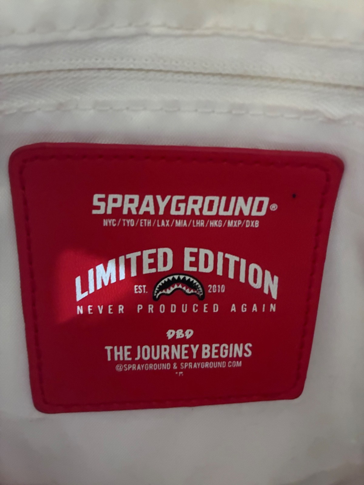 Sprayground fanny pack graffiti