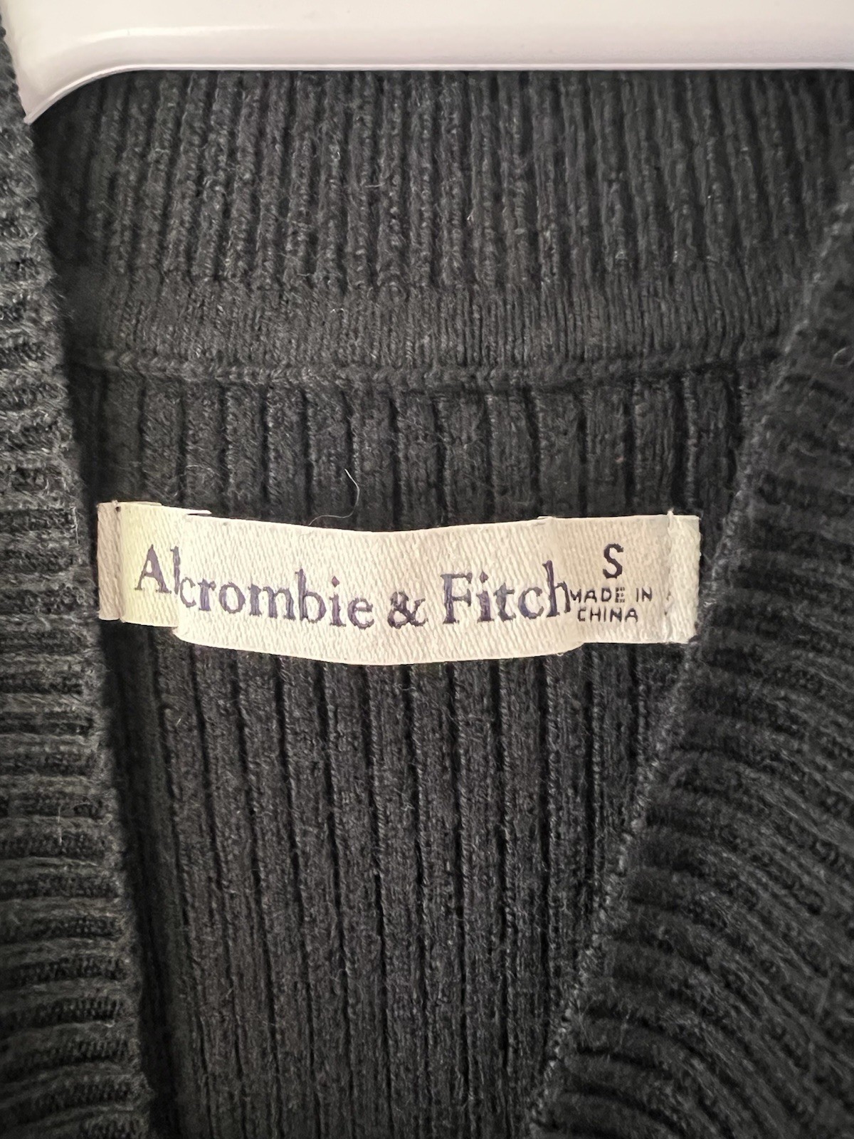 Abercrombie & Fitch Women’s Black Solid Knit Mock Neck Sleeveless Tank Top S