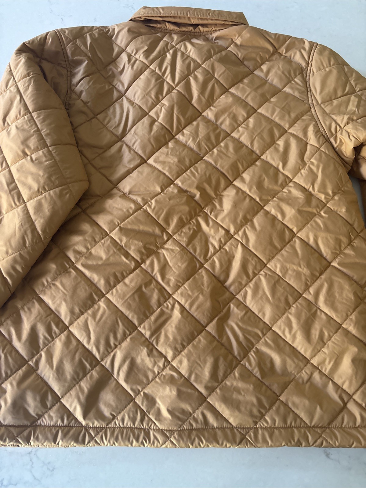 Nike Club Therma-FIT Mens M Brown Lightweight Quilted Jacket FZ0634-224 Snap NWT