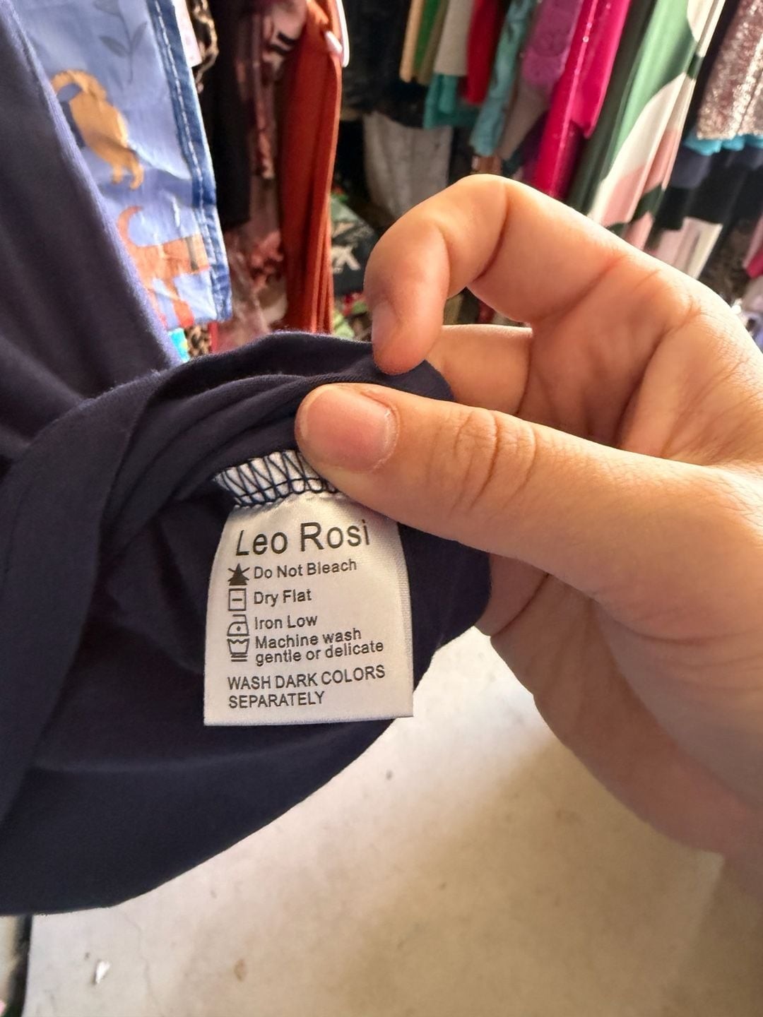 Leo Rosi Button-Down Henley Sleeveless Tank Top