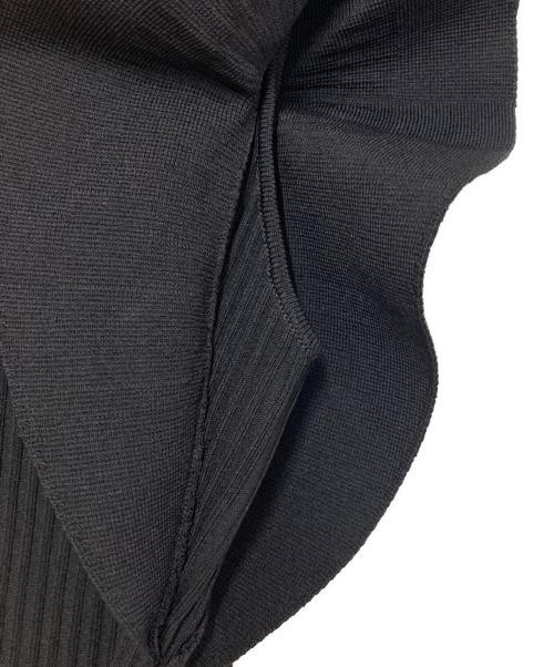 Loulou Willoughby Black Rayon Nylon Spandex Sleeveless Wrap Pullover M