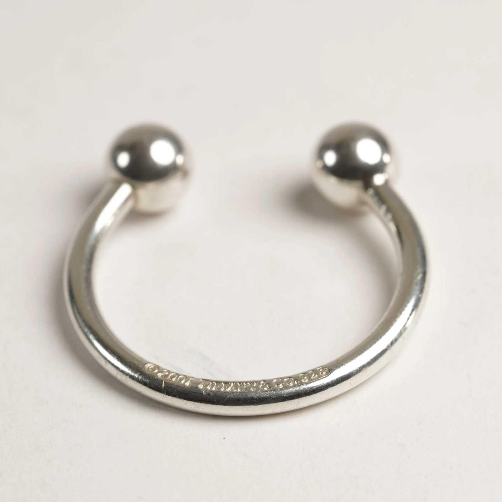 Tiffany & Co. 925 Sterling Silver Horseshoe Keyrings XL & Medium 30.1g 31895