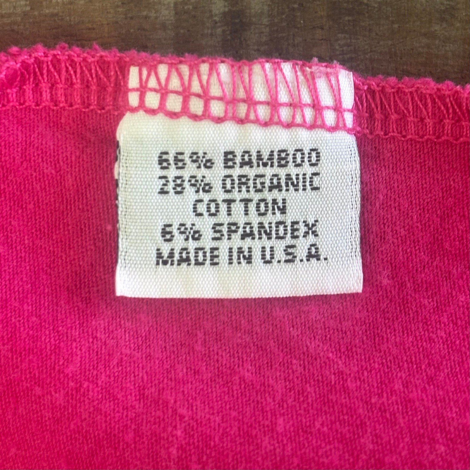 Bryn Walker Artsy Lagenlook Magenta Eco Bamboo Organic Cotton VNeck Poncho Top L