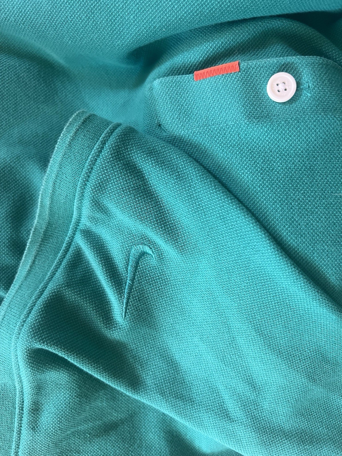 Nike Dri Fit Mens Sz XL Golf Green Polo Shirt Tiger Woods Frank The Tiger