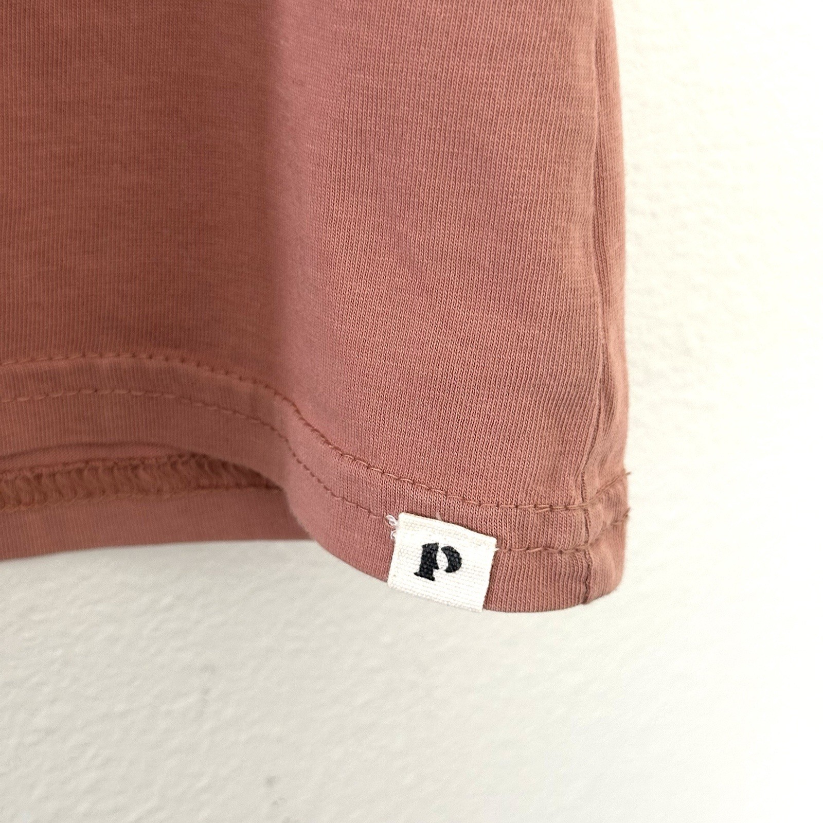Pact 100% Organic Cotton Softspun High Neck Tank Top Small Pink Sleeveless Basic