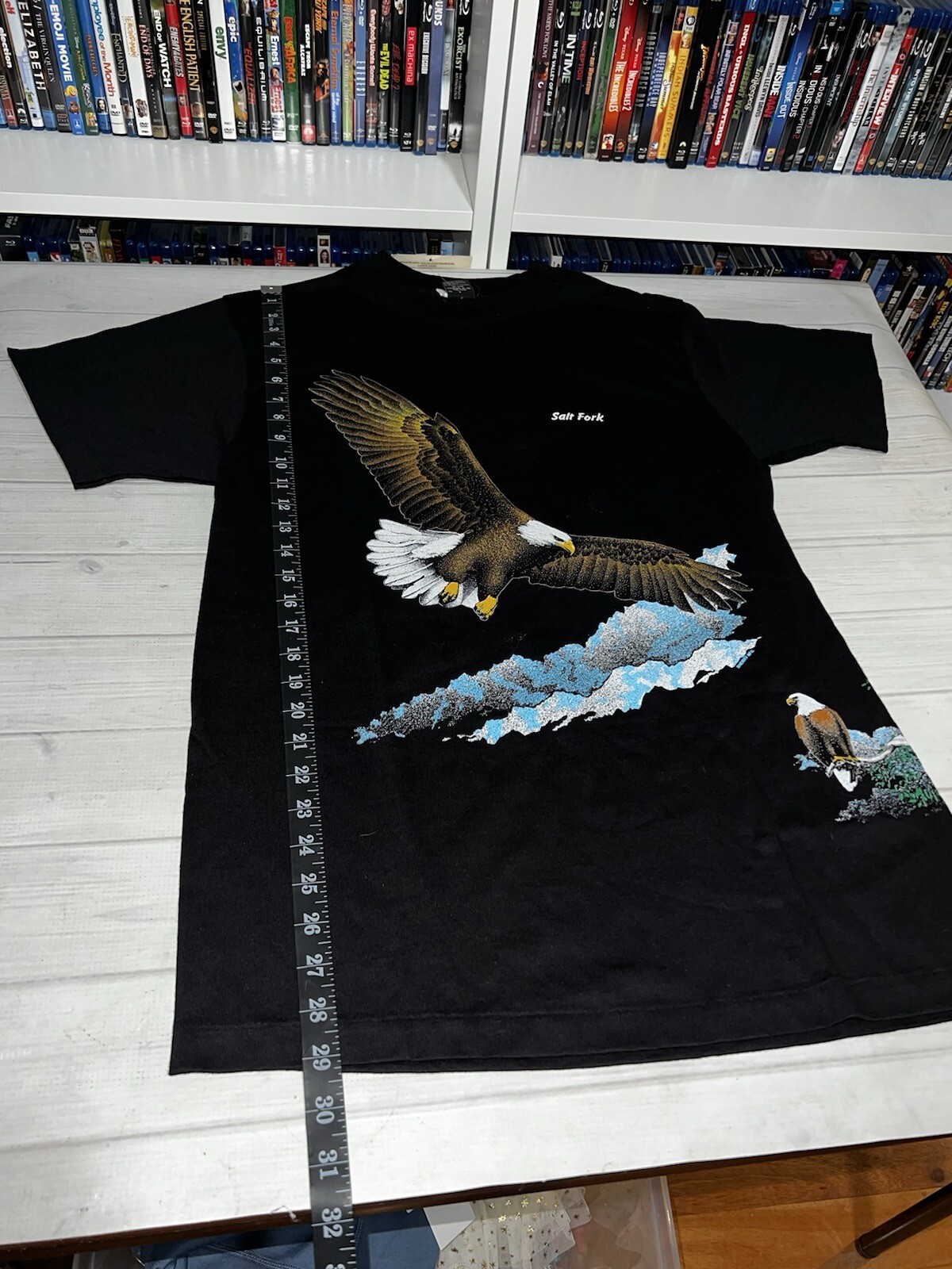Vintage Sherry’s Best Salt Fork Bald Eagle Graphic Tee T Shirt Large L New Tag