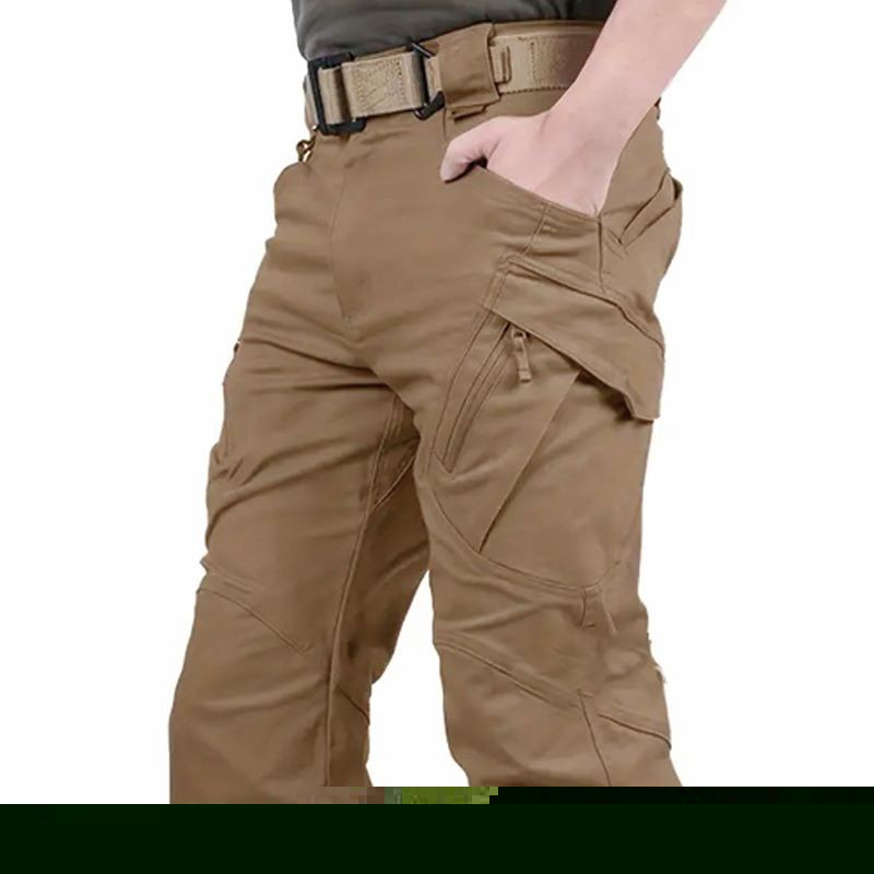 Mens Work Cargo Pants Tactical Combat Pants Outdoor Waterproof Hiking Trousers
