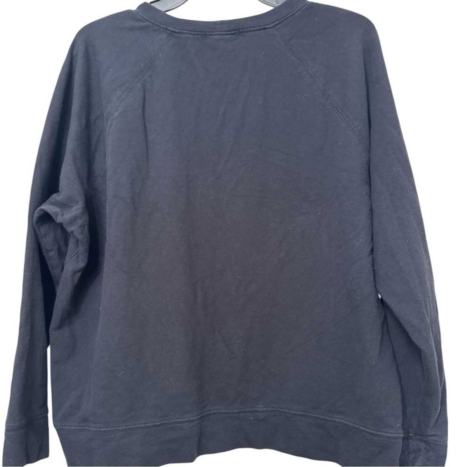 James Perse Black Crewneck Sweatshirt Pullover Size 3