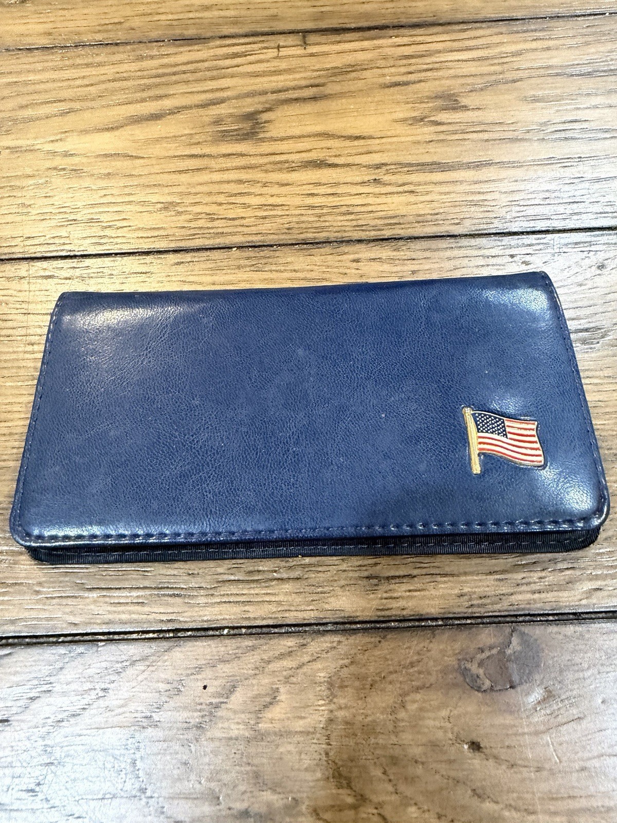 American Flag Navy Wallet