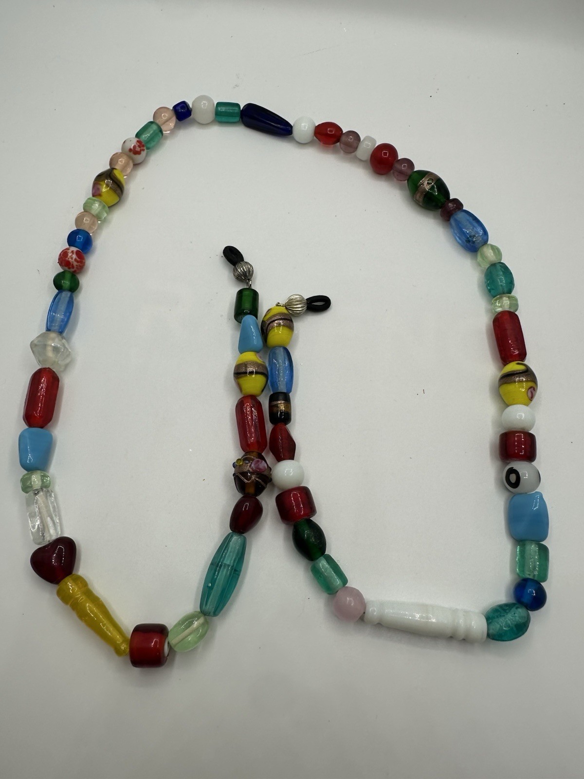 Handmade Glass Bead Glasses Holder Chain Necklace Eyewear Lanyard