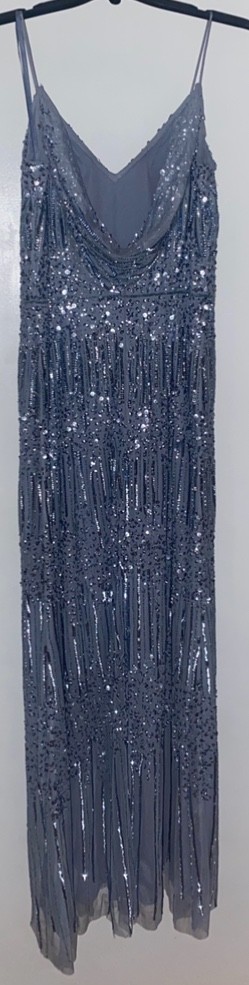 House of Wu (40327) Misty Blue Sequin Gown- Country Bride and Gent