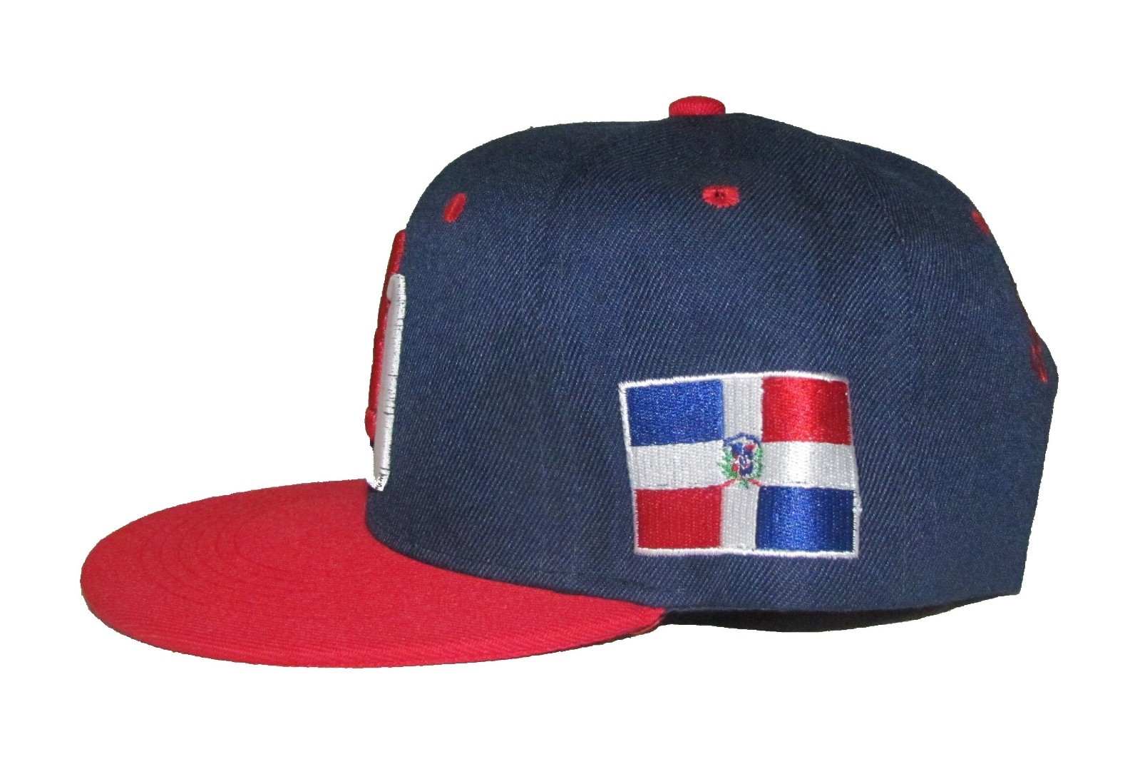 DOMINICAN REPUBLIC, SNAPBACK DR 3D EMBROIDERED BASEBALL CAP New!