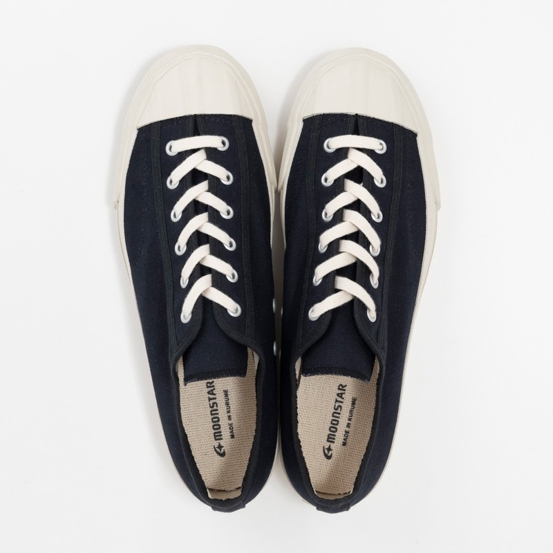 MOONSTAR FINE VULCANIZED GYM CLASSIC DARKNAVY Canvas Shoes Made in Japan