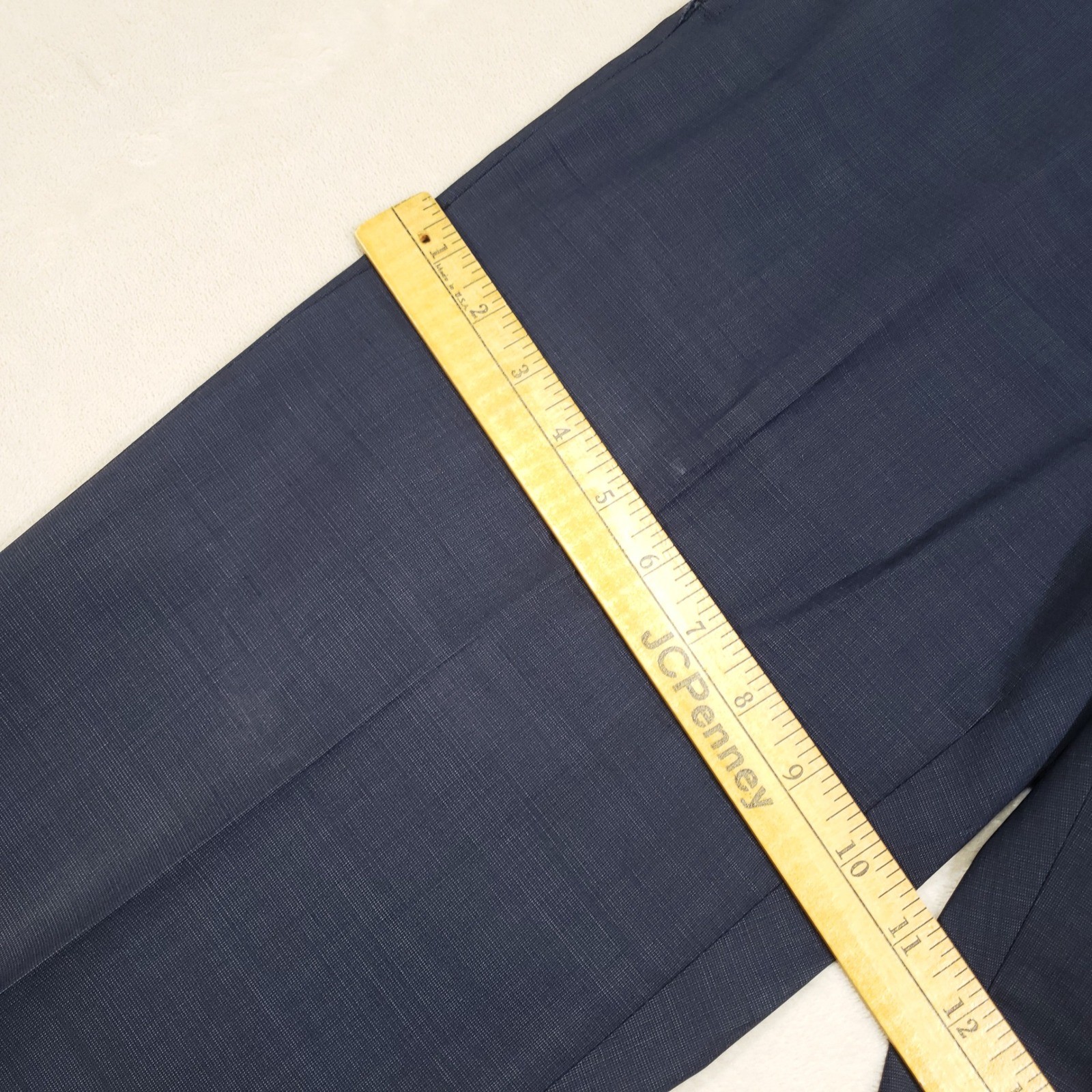 Ted Baker Suit Mens 38R Navy Blue Wool Jarrett CT Endurance Micro-Check 2-Piece