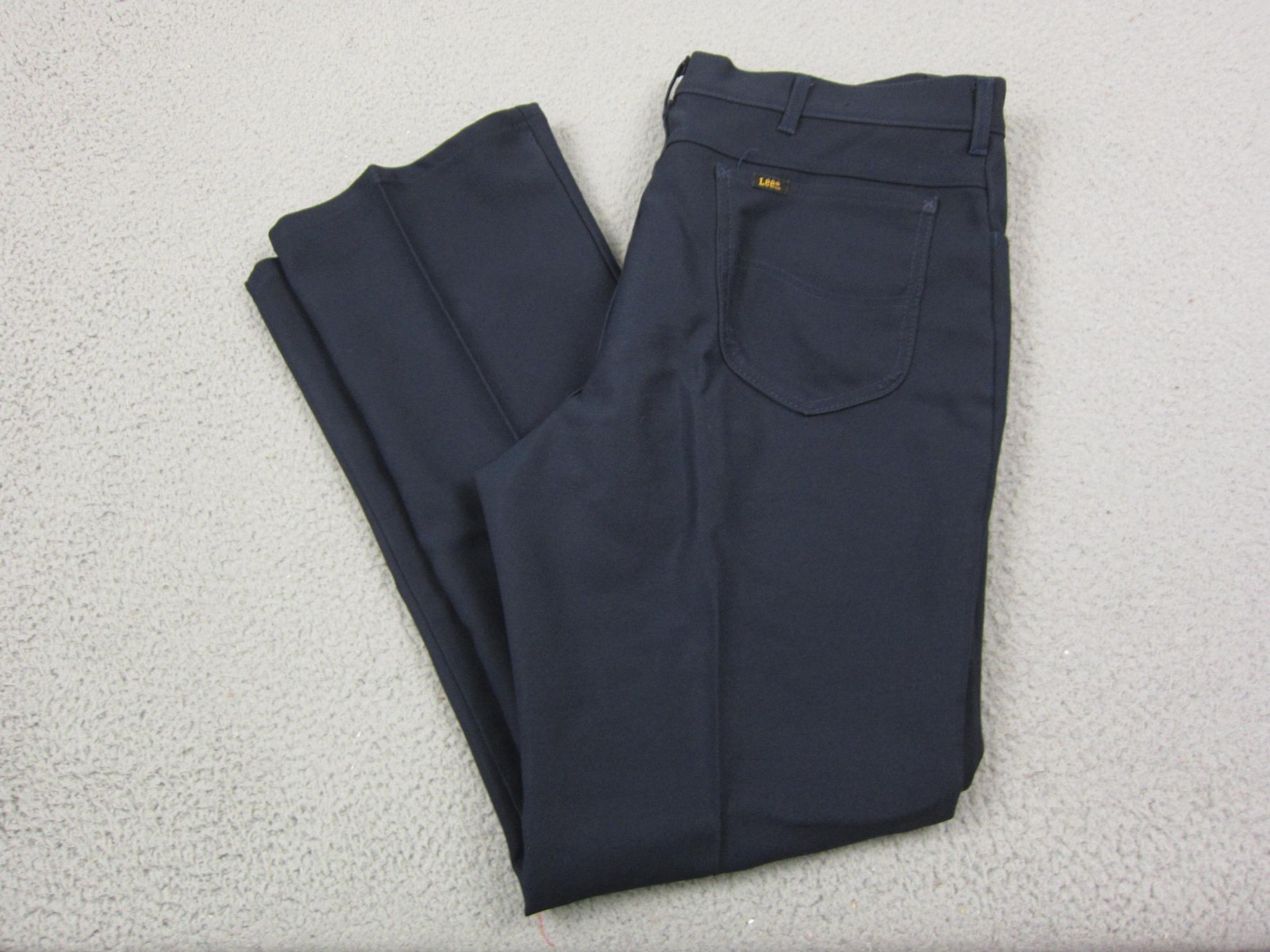 Vintage LEE Jeans Mens 38W x 32L Blue 80s Straight Adult Pants Disco Leisure
