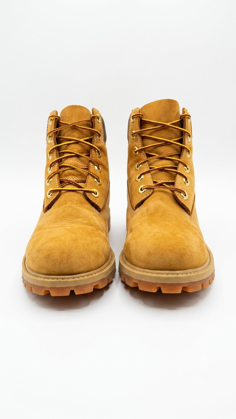 Timberland Boys’ Premium 6-Inch Waterproof Boots – Model 12909 – Wheat Color
