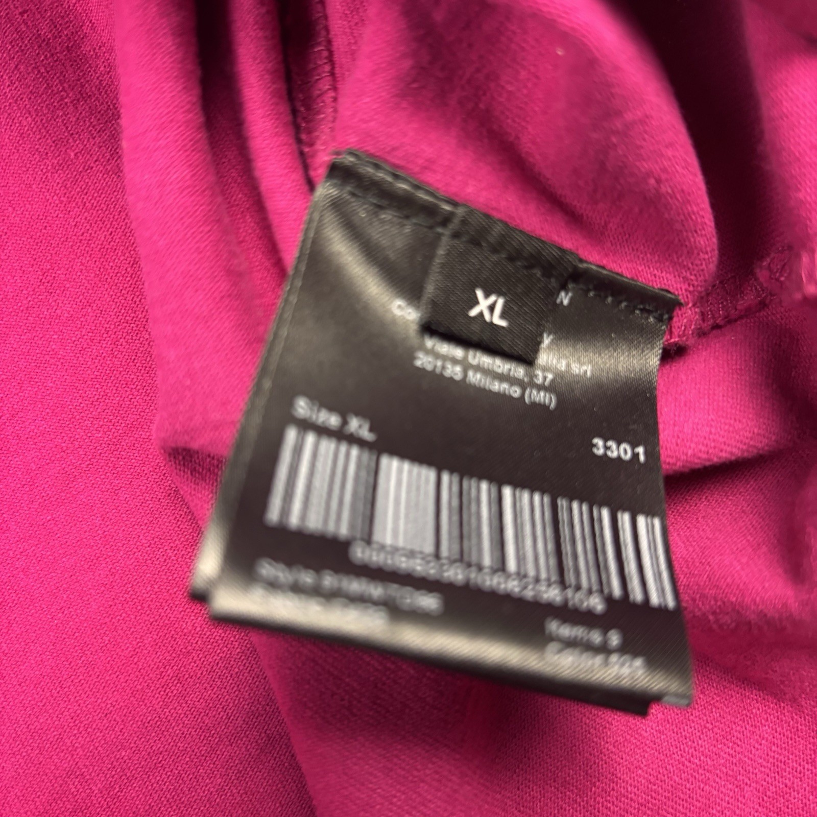 Calvin Klein 205W39NYC Mens Pink Logo Mock Neck Short Sleeve Cotton Knit XL